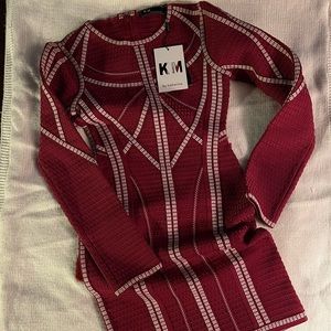 HEAVY WEIGHT Bandage mini dress